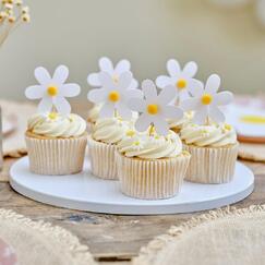 Daisy Cupcake Toppers (pk12)