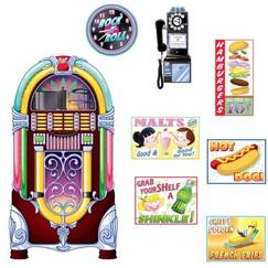 Soda Shop Signs and Jukebox Add Ons