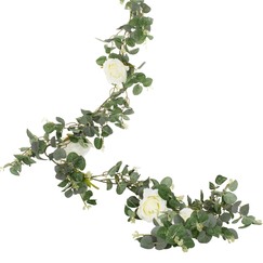 Botanical White Flower Garland