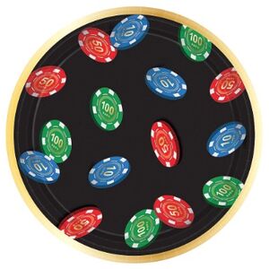 Casino Snack Plates - pk8